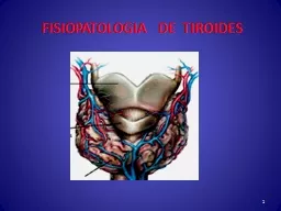 FISIOPATOLOGIA  DE  TIROIDES