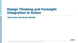 Design Thinking and Foresight Integration in Action