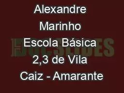 Alexandre Marinho Escola Básica 2,3 de Vila Caiz - Amarante