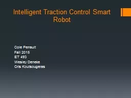 Intelligent Traction Control Smart Robot