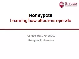 PPT-Honeypots Learning how attackers operate