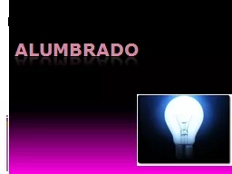 ALUMBRADO   Proyecto Nacional de Eficiencia Energética en Alumbrado Publico Municipal