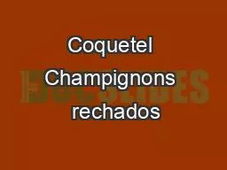 PPT-Coquetel Champignons rechados