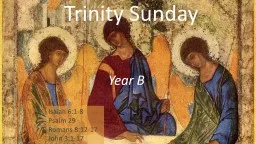 Trinity Sunday Year B Isaiah 6:1-8