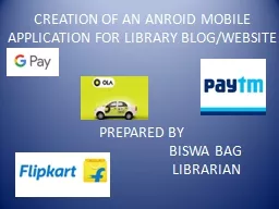 CREATION OF AN ANROID MOBILE APPLICATION FOR LIBRARY BLOG/WEBSITE
