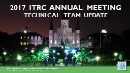 2017 ITRC Annual Meeting