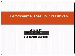E-Commerce sites   in   Sri Lankan