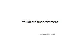 Vállalkozásmenedzsment