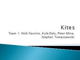 Kites Team 1: Nick Fassino, Kyle Daly, Peter Mina, Stephen