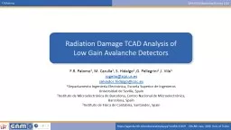 Radiation Damage TCAD Analysis of
