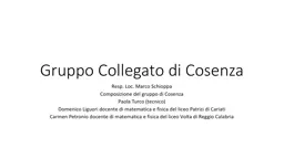 Gruppo Collegato di Cosenza