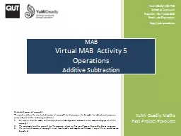 MAB Virtual MAB Activity 5