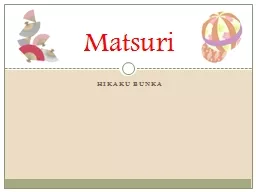 PPT-HIKAKU BUNKA Matsuri Definisi