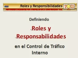 Roles  y  Responsibilidades
