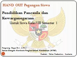 1 HAND  OUT  Pegangan   Siswa