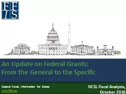 Federal Grants: The Lay of the Land