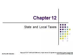 Chapter 12 State and Local Taxes