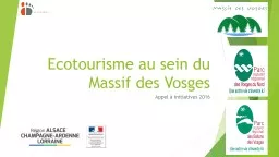 Ecotourisme au sein du Massif des Vosges