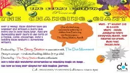 PPT-Over 12 weeks, little children have got together and written a story that every one in