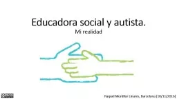 Educadora social y autista.