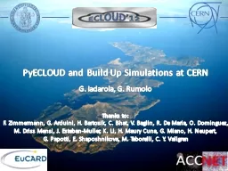 PyECLOUD and Build Up Simulations at CERN