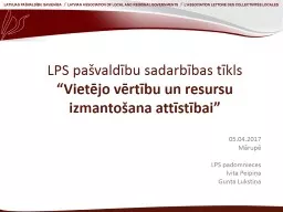 PPT-LPS pašvaldību sadarbības tīkls