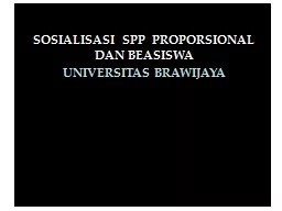 SOSIALISASI  SPP  PROPORSIONAL DAN BEASISWA