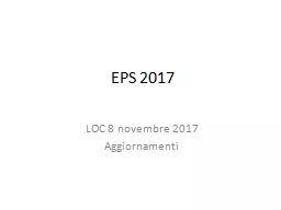 EPS 2017  L O C 8  novembre