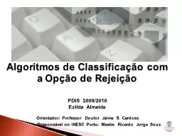 PPT-Algoritmos de Classificação com a