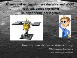 Science and exploration are the WHY and WHAT - let’s talk about the HOW: