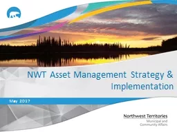 NWT Asset Management Strategy & Implementation