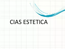 CIAS ESTETICA Prof.ssa