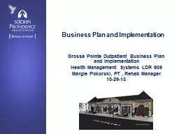 Business Plan and Implementation