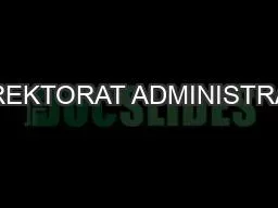 PPT-DIREKTORAT ADMINISTRASI