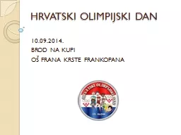 PPT-HRVATSKI OLIMPIJSKI DAN