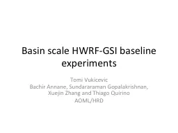 Basin scale HWRF-GSI baseline experiments