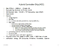 Hybrid Controller Chip (HCC)
