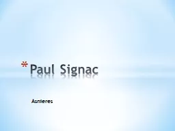 PPT-A snieres Paul Signac ΠΟΥΑΝΤΙΓΙΣΜΟΣ