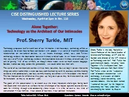 CISE DISTINGUISHED LECTURE SERIES