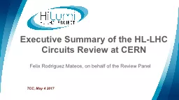 Executive Summary of the HL-LHC