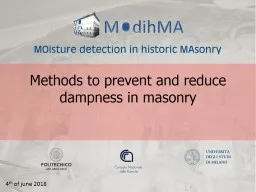 PPT-Methods to prevent and reduce dampness in masonry