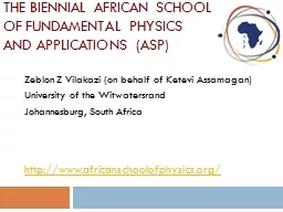 The Biennial African School