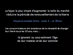 La façon la plus simple d'augmenter la taille du marché: