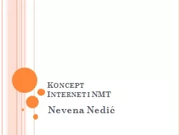 PPT-Koncept Internet i NMT