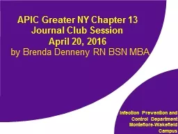 APIC Greater NY Chapter 13