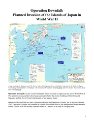 Operation Downfall Planned Invasion of the Islands of