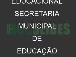 PPT-TECNOLOGIA EDUCACIONAL SECRETARIA MUNICIPAL DE EDUCAÇÃO E CULTURA – Candói - PR