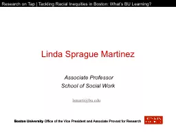 Linda  Sprague Martinez  Associate Professor