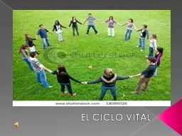 EL CICLO VITAL  LA REPRODUCCIÓN HUMANA