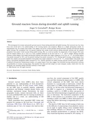 Journal of Biomechanics    Ground reaction forces duri